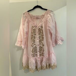 Light Pink Beach Dress — size S/M